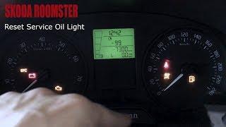 Skoda Roomster Reset Service Oil Light