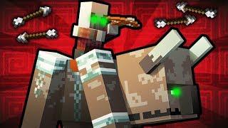 How Pillagers Tame Ravagers - Minecraft