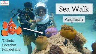 SEA WALK at Havelock Island Andaman 4k Vlog Elephant beach Walking on sea bedAndaman travel 2022