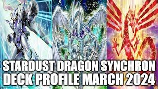 STARDUST DRAGON SYNCHRON DECK PROFILE MARCH 2024 YUGIOH