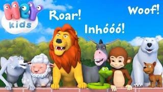 Sons dos Animais  Canção de Som Animal  Música Infantil - HeyKids