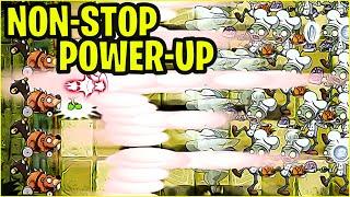 Plants vs Zombies 2 Epic MOD - NON-STOP POWER UP - STRIKETHROUGH THREEPEAStinger vs ALL ZOMBIES