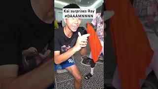 Kai surprises Ray #DAAAMNNN wManz #kai #kaishorts #kaicenatlive #kaicenat #kaicenatmovie #ray