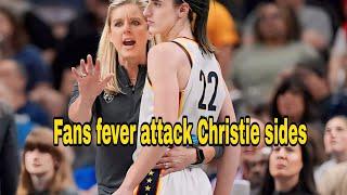 Fever Fans Claiming Caitlin Clark Sneak Dissed Christie Sides During Lisa Bluder Praise