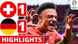 Switzerland vs Germany 1-1 Highlights & Goals  UEFA EURO 2024