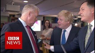 Boris Johnson vs Ian Lavery You pointed in my face BBC News