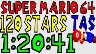 TAS N64 Super Mario 64 120 Stars in 12041