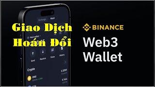 Hoán đổi coin trên ví Web3 Binance