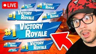 LIVE -  TRYING TO WIN EVERY GAME in FORTNITE 