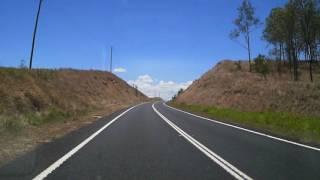 Eagle throws Snake at Car in Australia