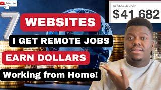 7 Websites You Can Get Remote Jobs And Earn £3000 Monthly working from Home  Hiring immediately