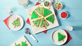 Christmas Tree Cookie Pizza  Pillsbury