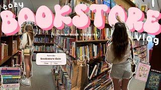 cozy bookstore vlog  spend the day book shopping with me at barnes & noble + may wrap up