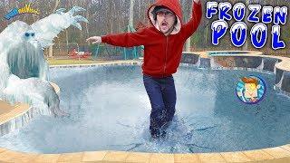 Our Frozen Pool is an ICE MONSTER FUNnel V Vlog