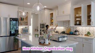 How I Organized My New House Kitchen  Simple & Practical Setup   Organize with me 