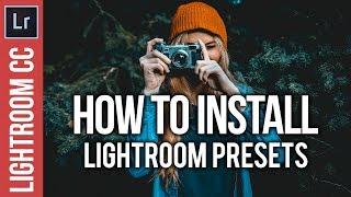 How to Install  Lightroom Presets the EASY Way