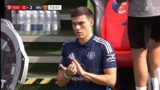 Manuel Ugarte Manchester United DEBUT