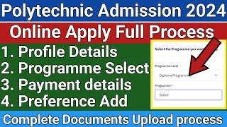 Polytechnic Admission Online Full ProcessPolytechnic Registration Process