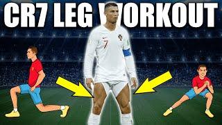 Follow Ronaldo With His Home Leg Workout No Equipment