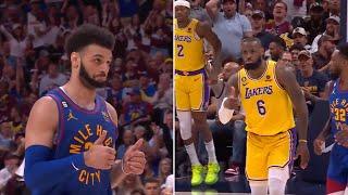 LeBron Gives Jamal Murray Thumbs Up After TOUGH Shot 