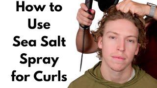 How to Make Your Hair Wavy or Curly Using Sea Salt Spray - TheSalonGuy