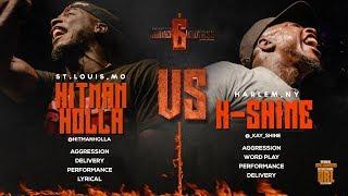 HITMAN HOLLA VS K-SHINE SMACK URL RAP BATTLE  URLTV