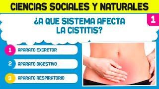 PREGUNTAS DE CIENCIAS SOCIALES Y NATURALES - LA NUTRICIÓN DESDE LOS 11 AÑOS