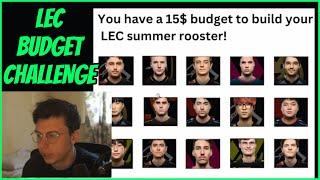 Caedrel Picks His LEC Summer Roster Budget Challenge