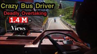 Brutal Bus Ride From Kathmandu To Lamjung Nepal Crazy Driving & Overtaking  Wild Buddha vlogs