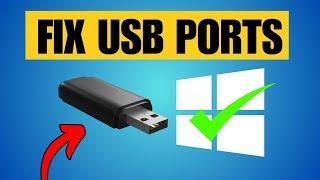 How To Fix USB Ports Not Working Windows 11