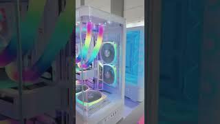 Cool looking PC Cases from SAMA we saw  at Computex 2024 #pcbuild #pcgaming #computex2024 #computex