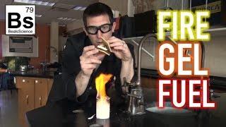 Fire Gel Fuel - Made from Egg Shells and Vinegar