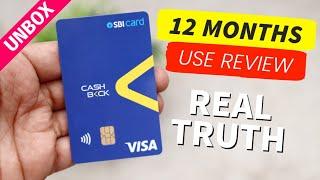 SBI Cashback Credit Card Honest Review After 1 Year Use  UNBOXING  Must Watch Before Applying 