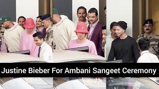 International Pop Icon Justin Bieber Arrives In India For Anant - Radhika Sangeet Ceremony