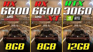 RX 6600 vs. RX 6600 XT vs. RTX 3060  Test in 1080p