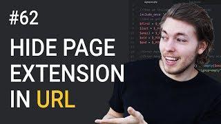 62 How to Remove the File Extension and Variables From the URL  Remove .php in URL  PHP Tutorial