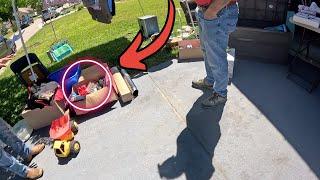 Finding an Inappropriate Item at a Garage Sale