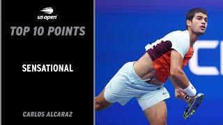 Carlos Alcaraz  Top 10 Points  2022 US Open