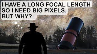 How Does Focal Length Change What Size Pixels a Camera Sensor Needs?