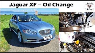 Jaguar XF S - Episode 2 - Oil change & warning light reset