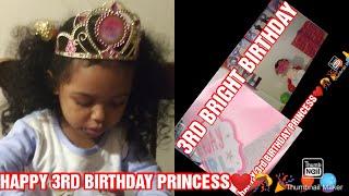 3RD BRIGHT BIRTHDAY PRINCESS