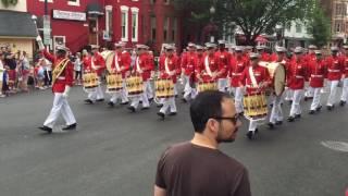 USMC Drum & Bugle Corps leads July 4th Neighborhood Parade on Capitol Hill