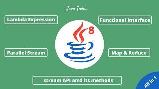 Java 8 complete tutorial in 3 hour with Realtime Example  JavaTechie