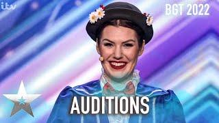 Mary Poppins Dazzling Audition That Surprises Even Simon Cowell  Britains Got Talent 2022