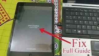 ipad is disabled  ipad disabled fix u3 tool  ipad ka lock kaise khole  ipad disabled solution