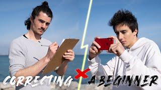 Correcting a Beginners Filmmaking iPhone Demonstration