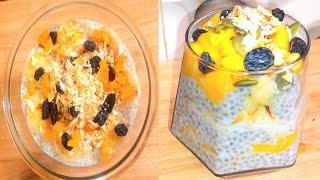 2 Types Weight Loss Recipe for Breakfast Chia Seeds Pudding Recipe  Healthy Breakfast  Weight Loss