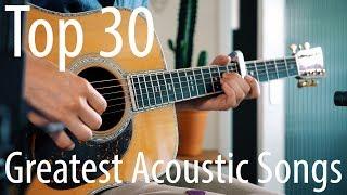 TOP 30 songs for ACOUSTIC guitar