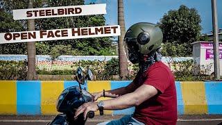 Steelbird GT Dashing SBH-31  Most Affordable Open Face Helmet  Best Half Face Helmet Under 1500