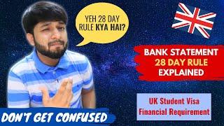  28 Day Bank Statement Rule Explained In 5 Minutes  UK Student Visa  2021 Update